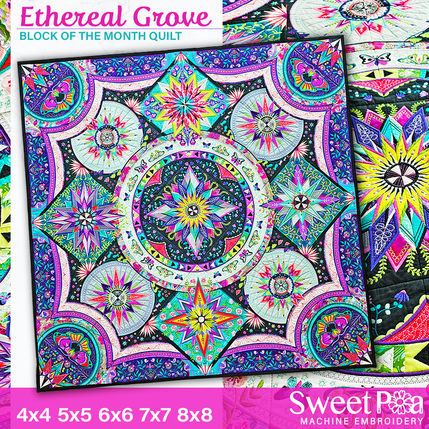 BOM Ethereal Grove Quilt - Assembly Instructions