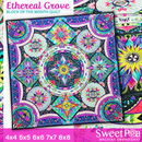 BOM Ethereal Grove Quilt - Bulk Pack - Sweet Pea In The Hoop Machine Embroidery Design