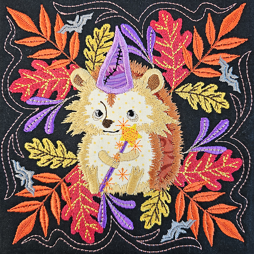 BOW Fright or Fall Quilt - Block 5