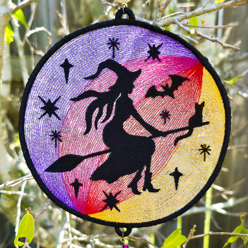 FSL Halloween Scene Hanger in nature witch