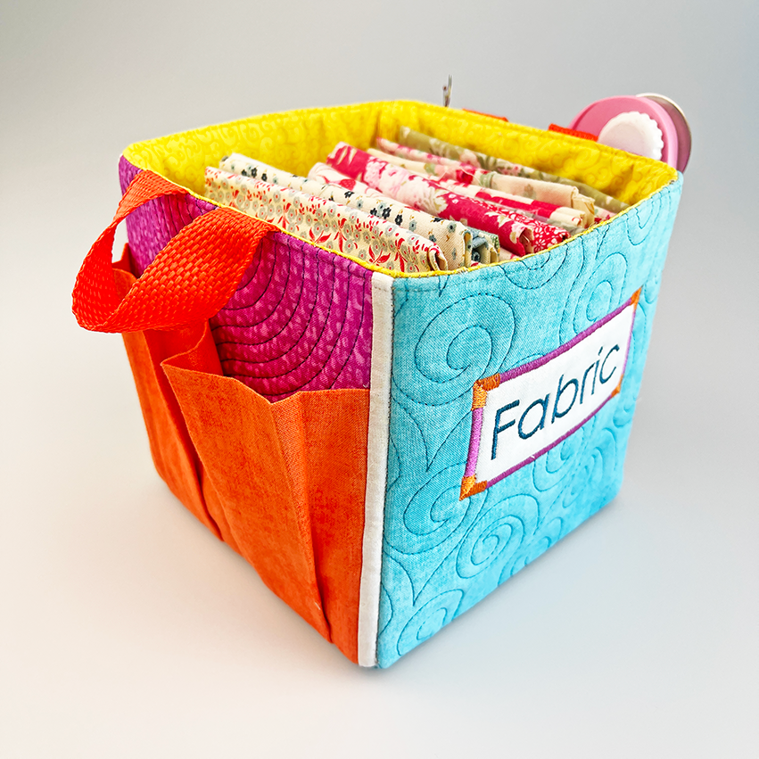 fabric box square