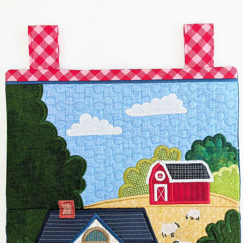 Farmhouse Scene Hanger top