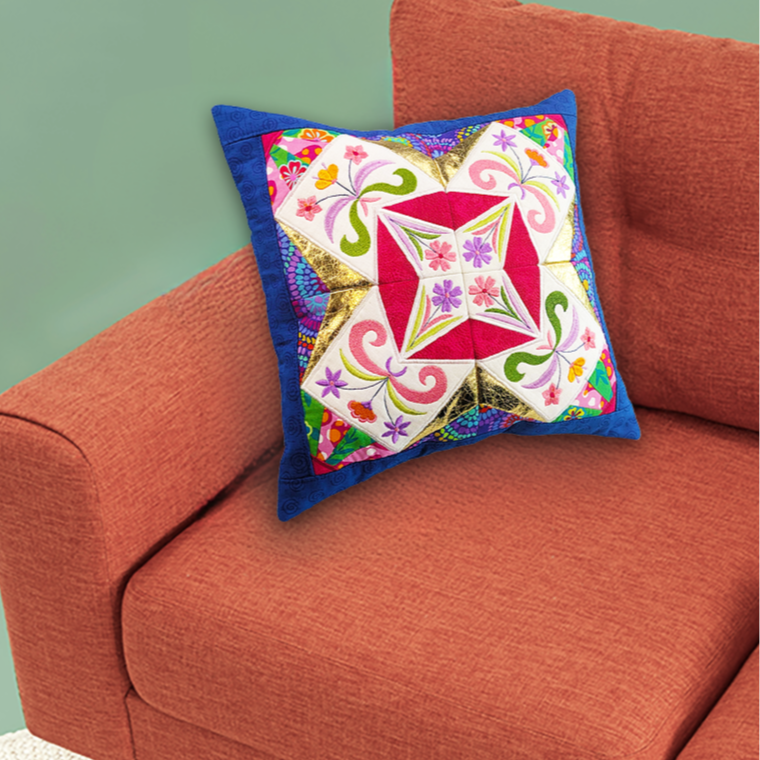 flip and fold cushion styled