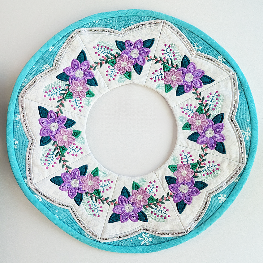 Floral Christmas Wreath or Table Centre