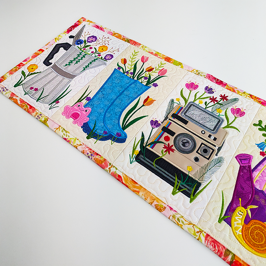 Floral Weekend Table Runner