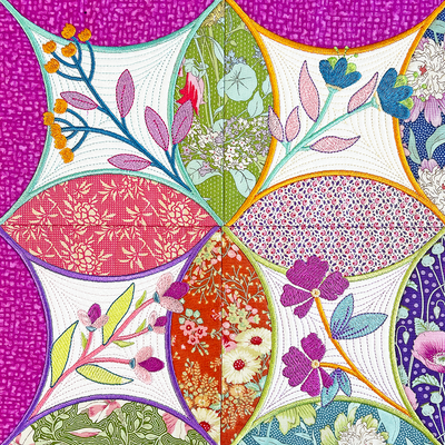 Forever Flora Blocks & Quilt - Machine Embroidery Design