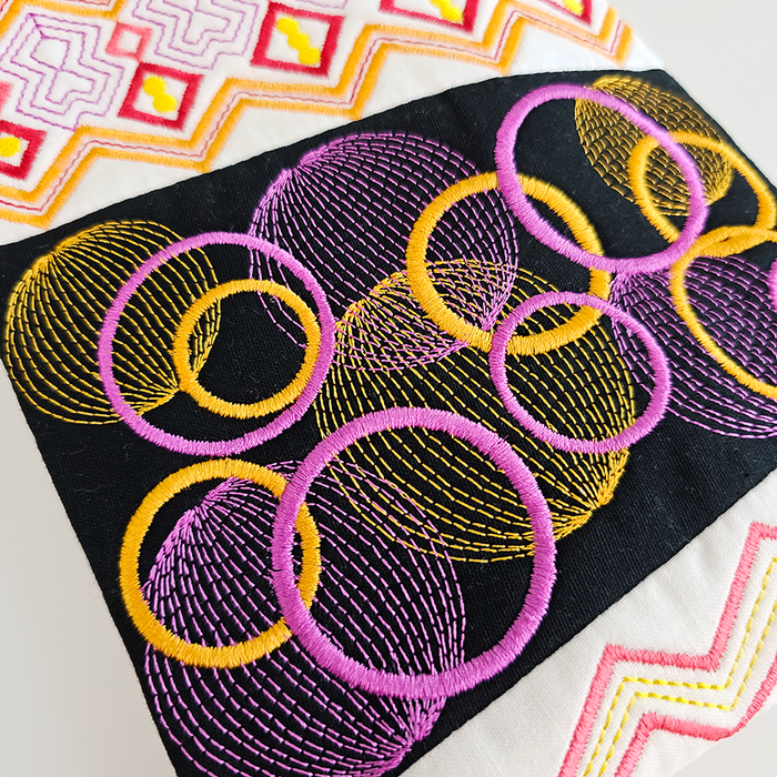 Four Way Boho Bag In The Hoop Machine Embroidery Design ITH