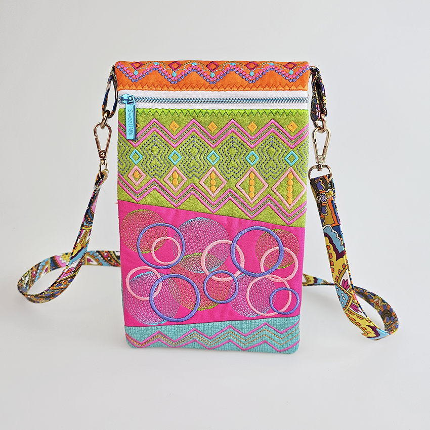 Four Way Boho Bag In The Hoop Machine Embroidery Design ITH