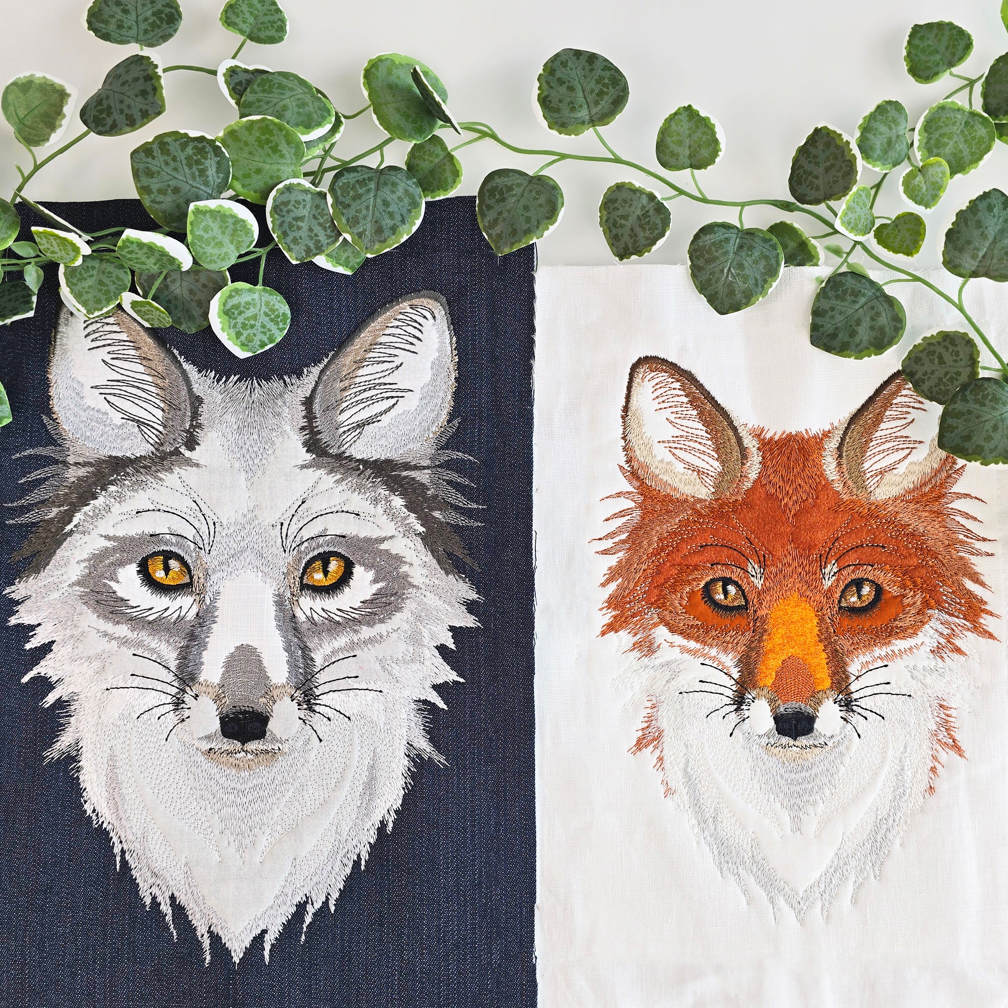 Fox Embroidery Applique In the hoop machine embroidery designs