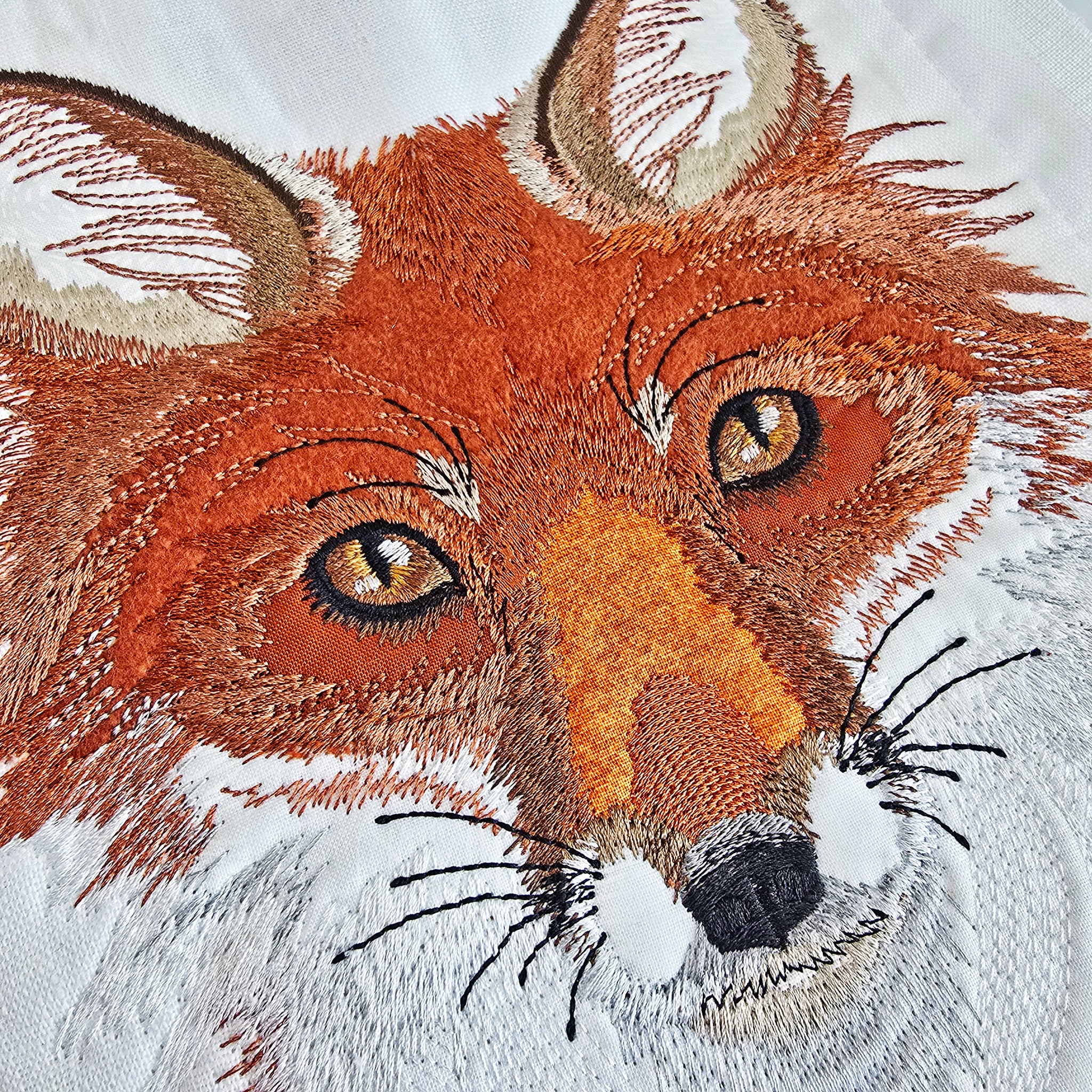 Fox Embroidery Applique In the hoop machine embroidery designs