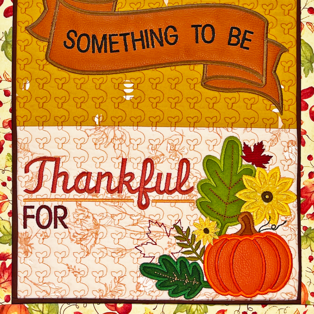 Gratitude Hanger In the hoop machine embroidery designs