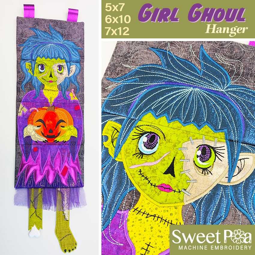 Girl Ghoul Hanger 5x7 6x10 7x12