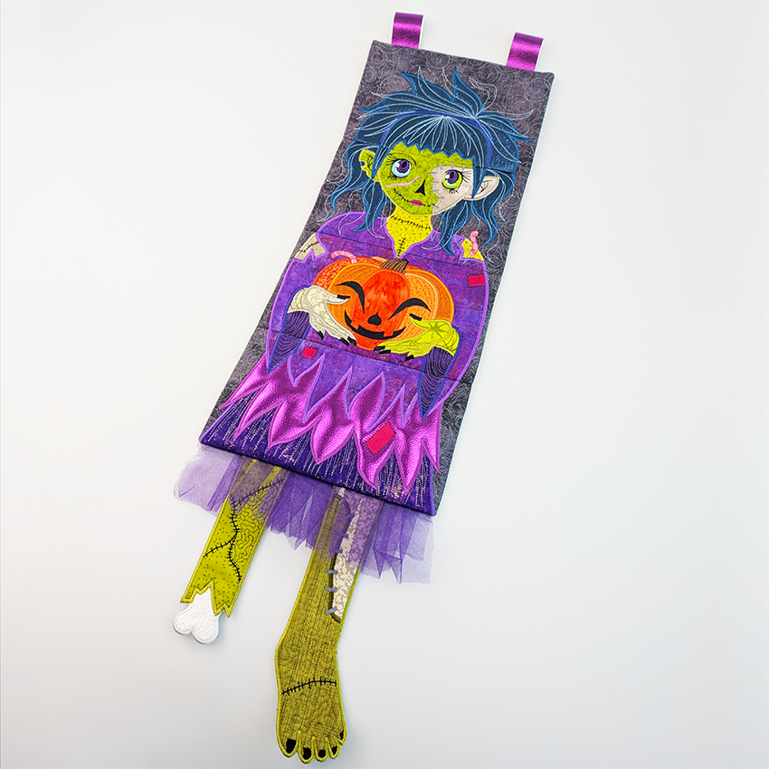 Girl Ghoul Hanger ith design bone leg