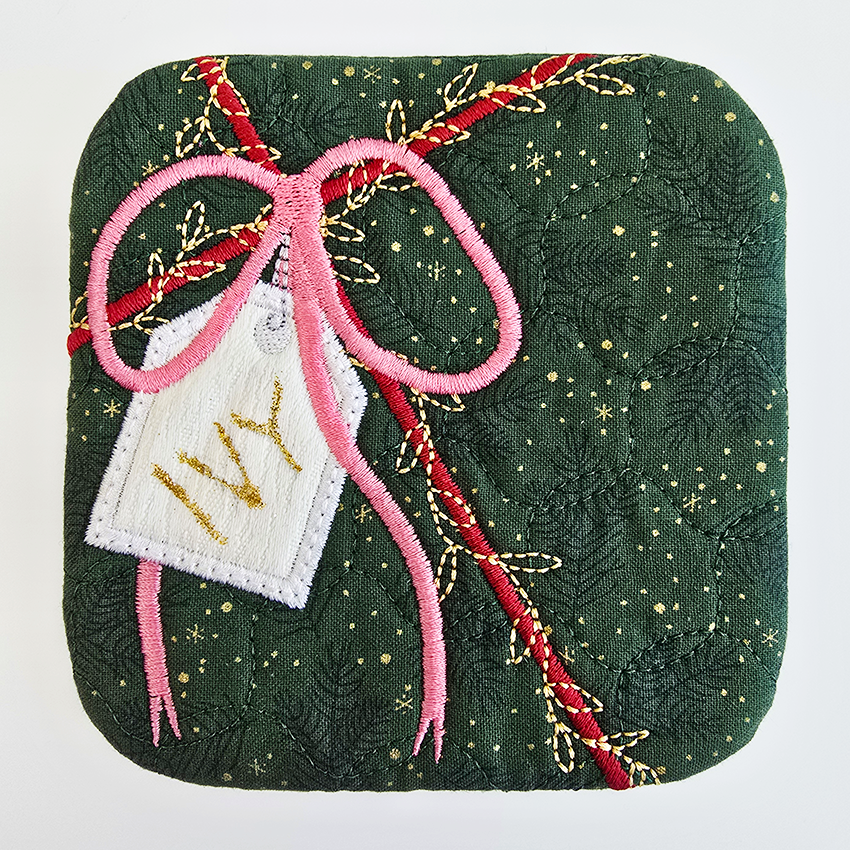 christmas versions of coaster green and pink