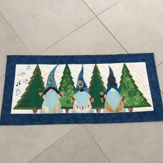 Christmas Gnome Table Runner 5x7 6x10 7x12