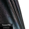 Faux Leather, PU faux leather glitter black, faux leather for machine embroidery designs and sewing