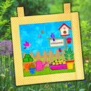 Green Garden Hanger 4x4 5x5 6x6 7x7 8x8 - Sweet Pea In The Hoop Machine Embroidery Design