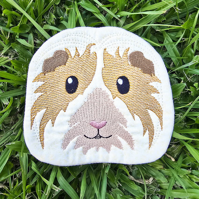Guinea Pig Coaster or Purse Set