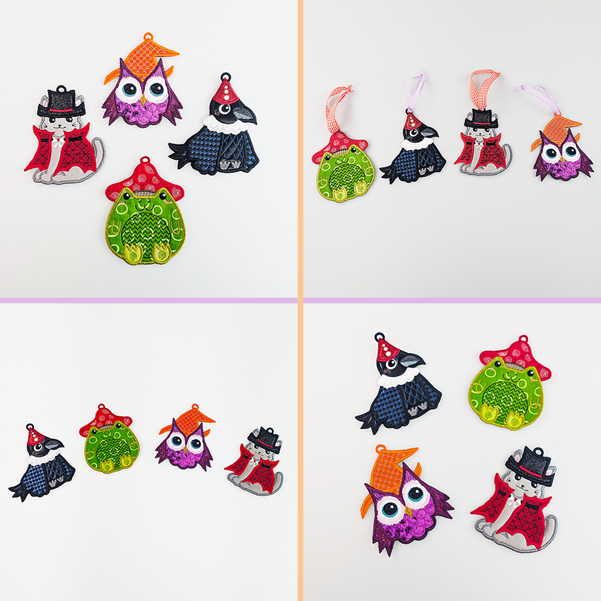 Halloween Animal Ornaments