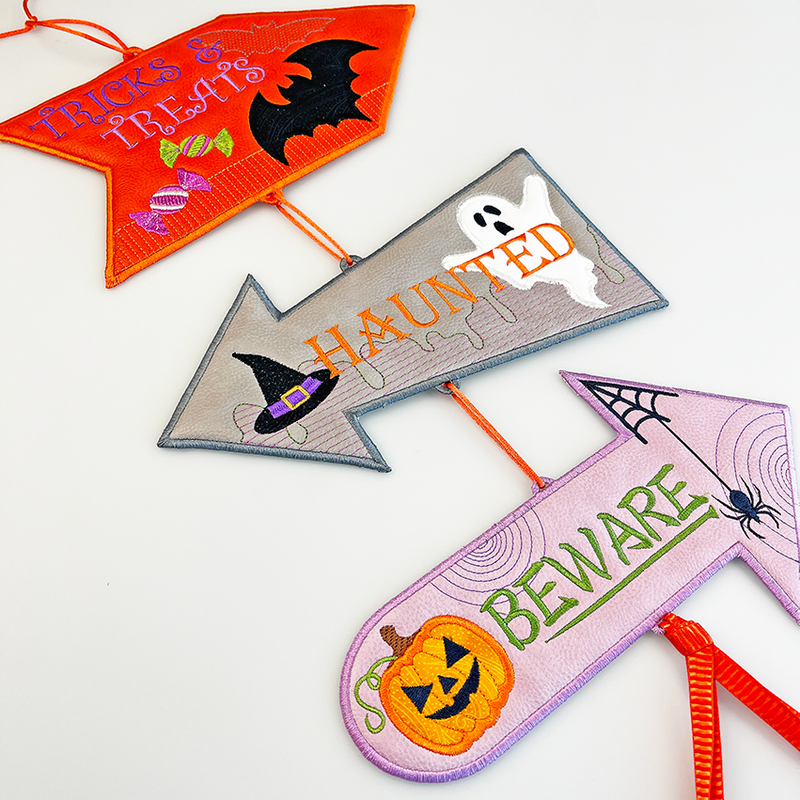 Halloween Arrows hanger ith design