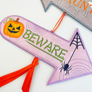 Halloween Arrows beware ith design