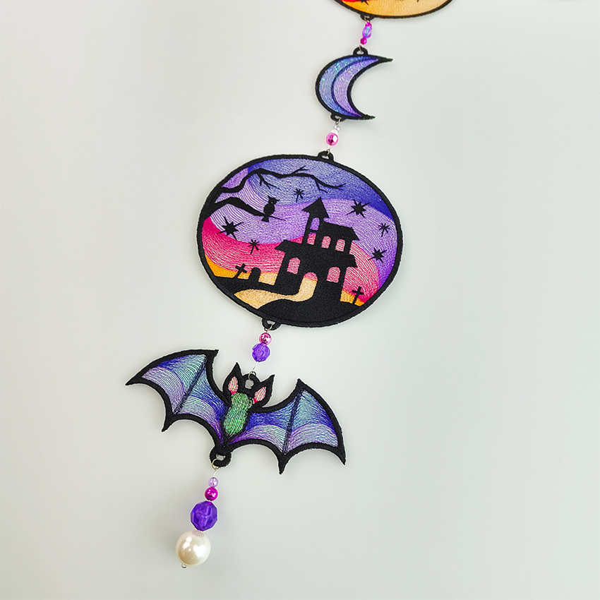 Free Standing Halloween Scene Hanger