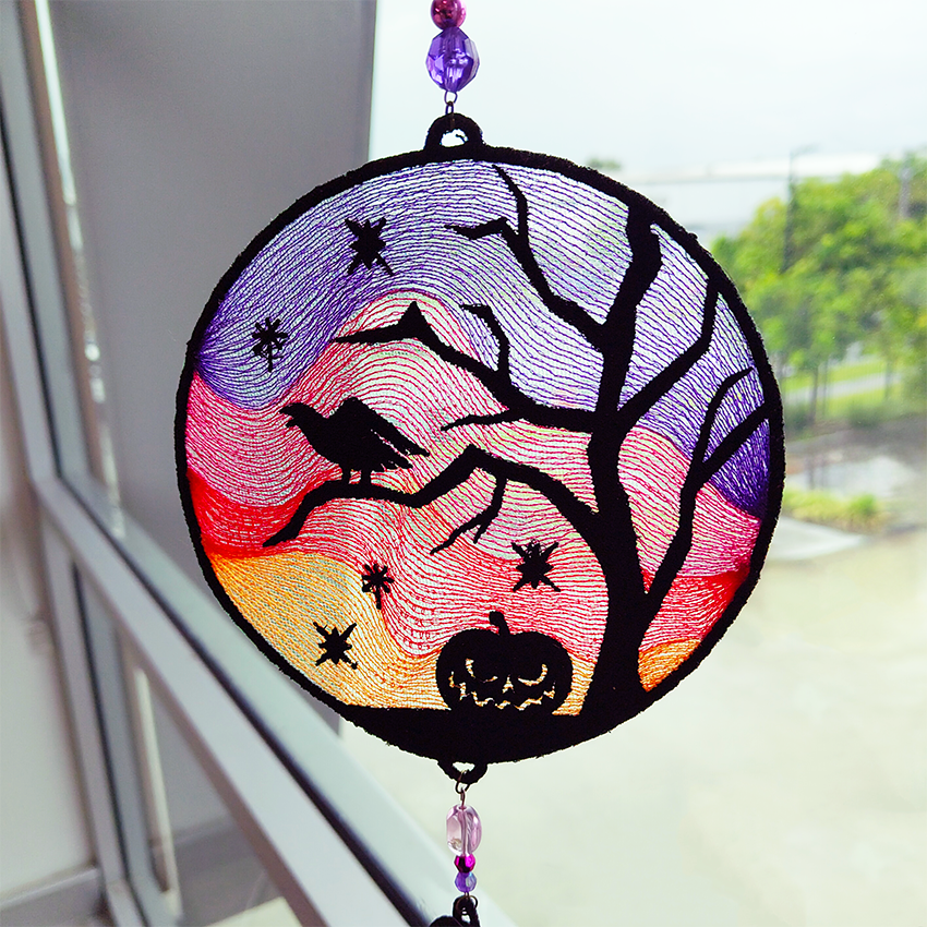 Free Standing Halloween Scene Hanger