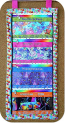 Windowed Organiser Hanger 5x7 6x10 8x12 - Sweet Pea In The Hoop Machine Embroidery Design