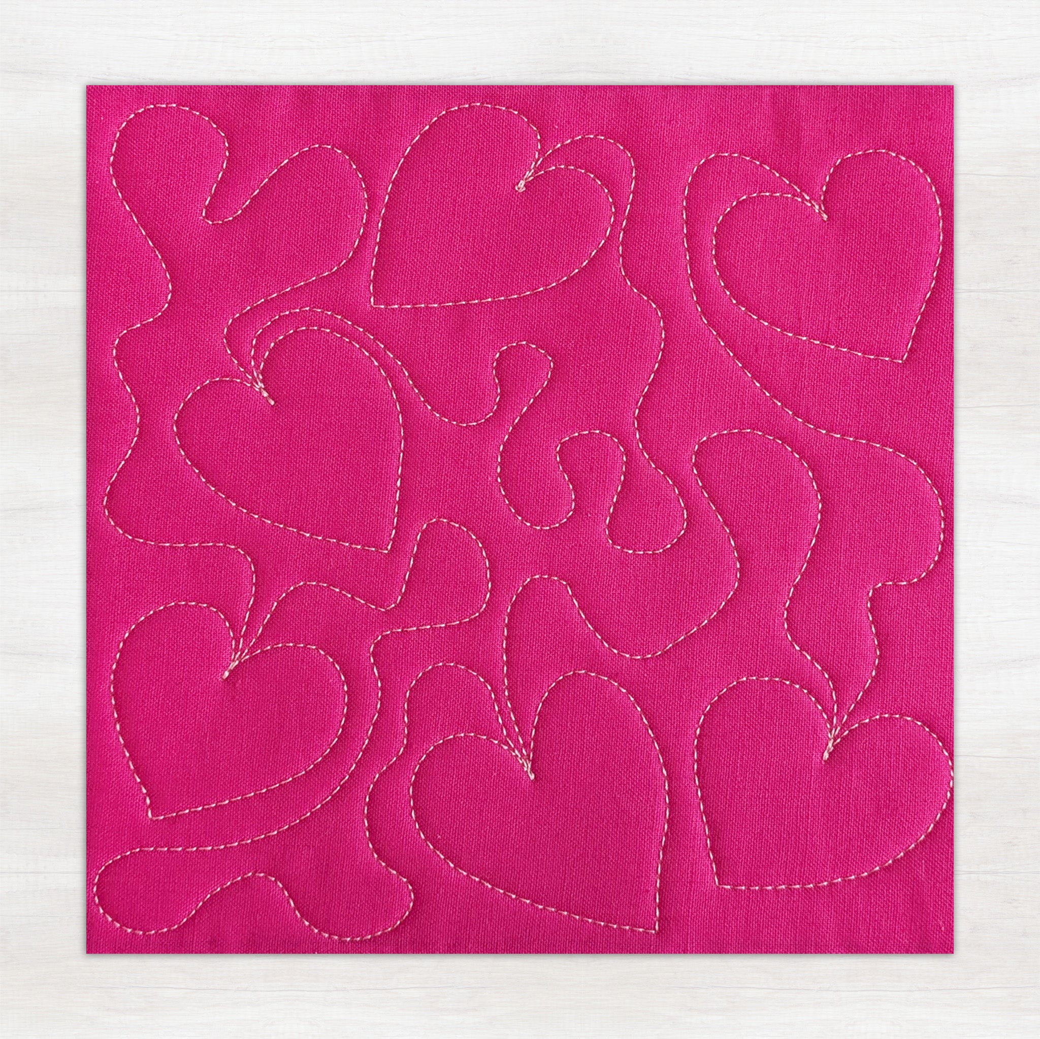 Hearts Edge-to-Edge Quilting Design In the hoop machine embroidery designs