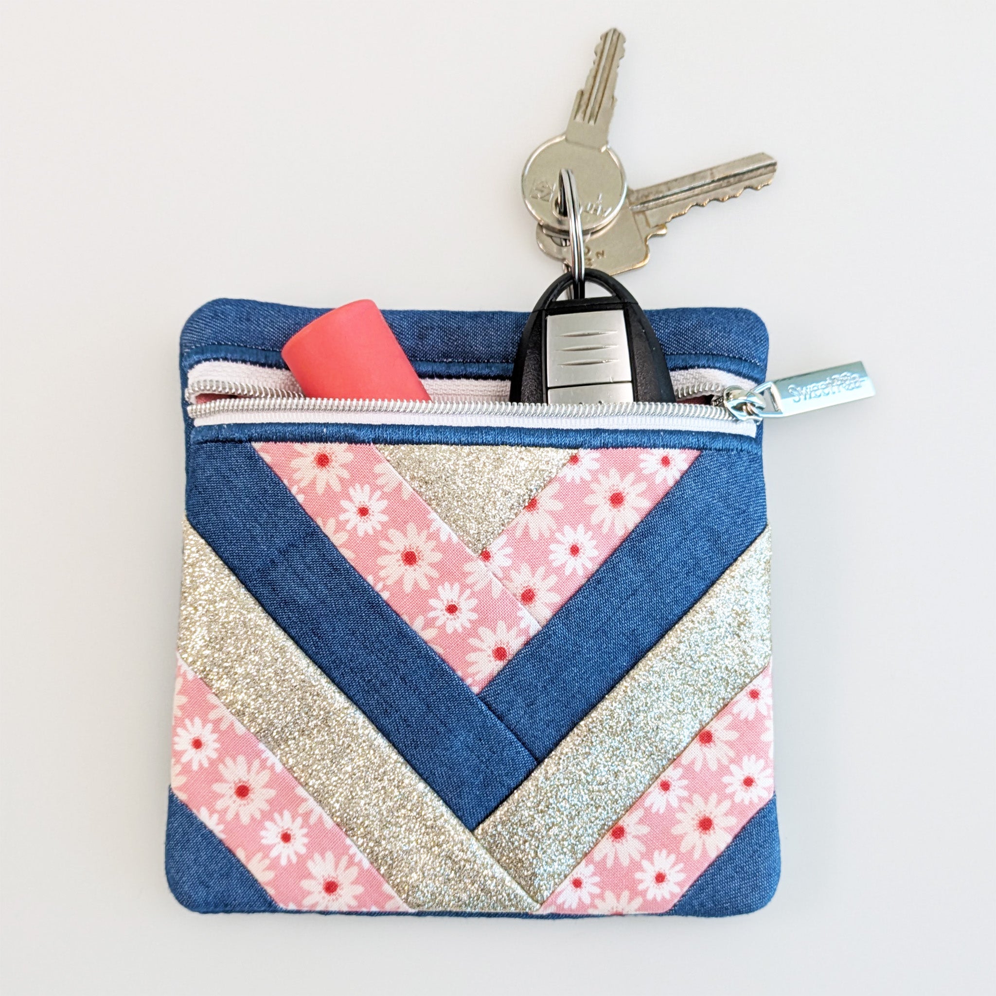 Herringbone Purse In the hoop machine embroidery designs