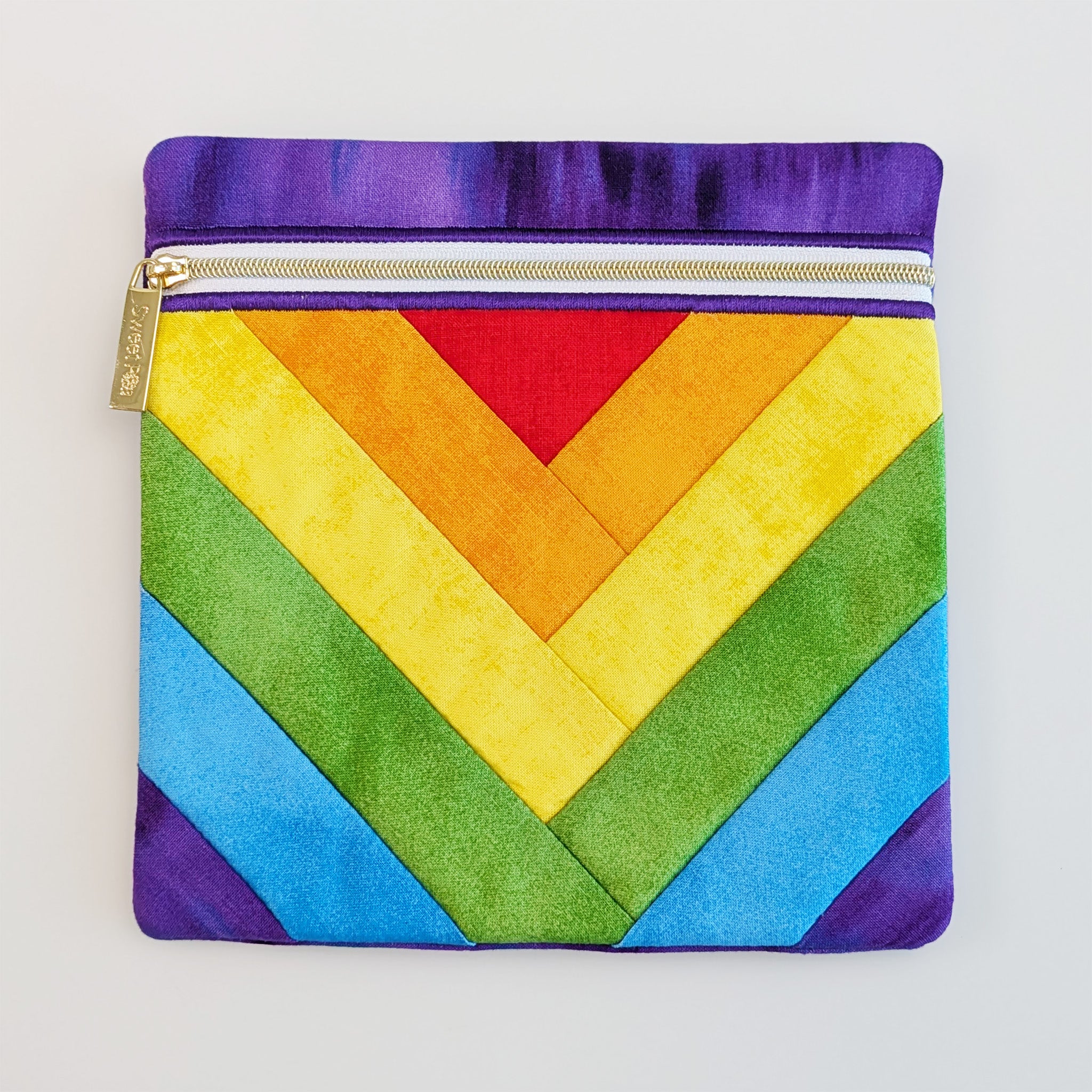 Herringbone Purse In the hoop machine embroidery designs
