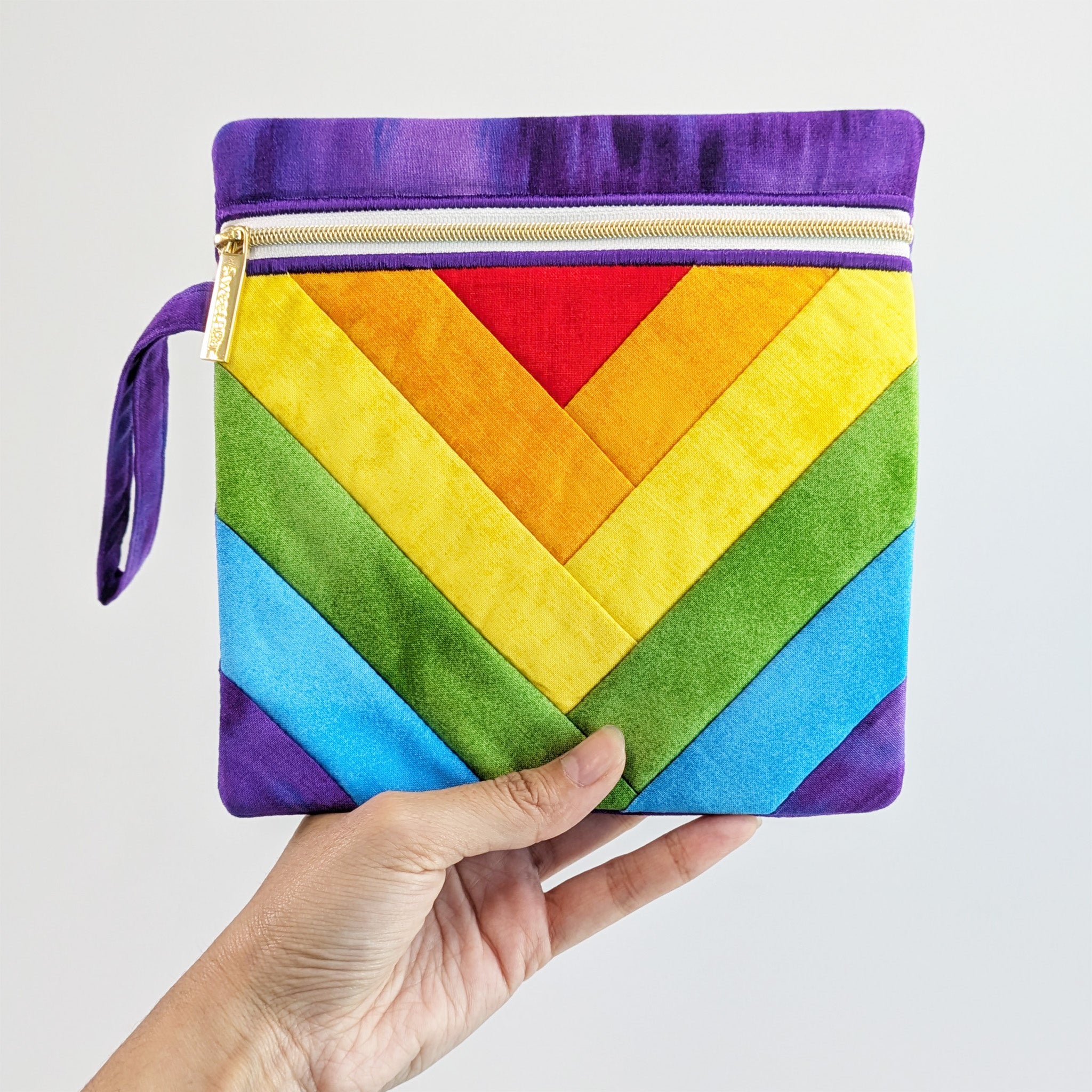 Herringbone Purse In the hoop machine embroidery designs
