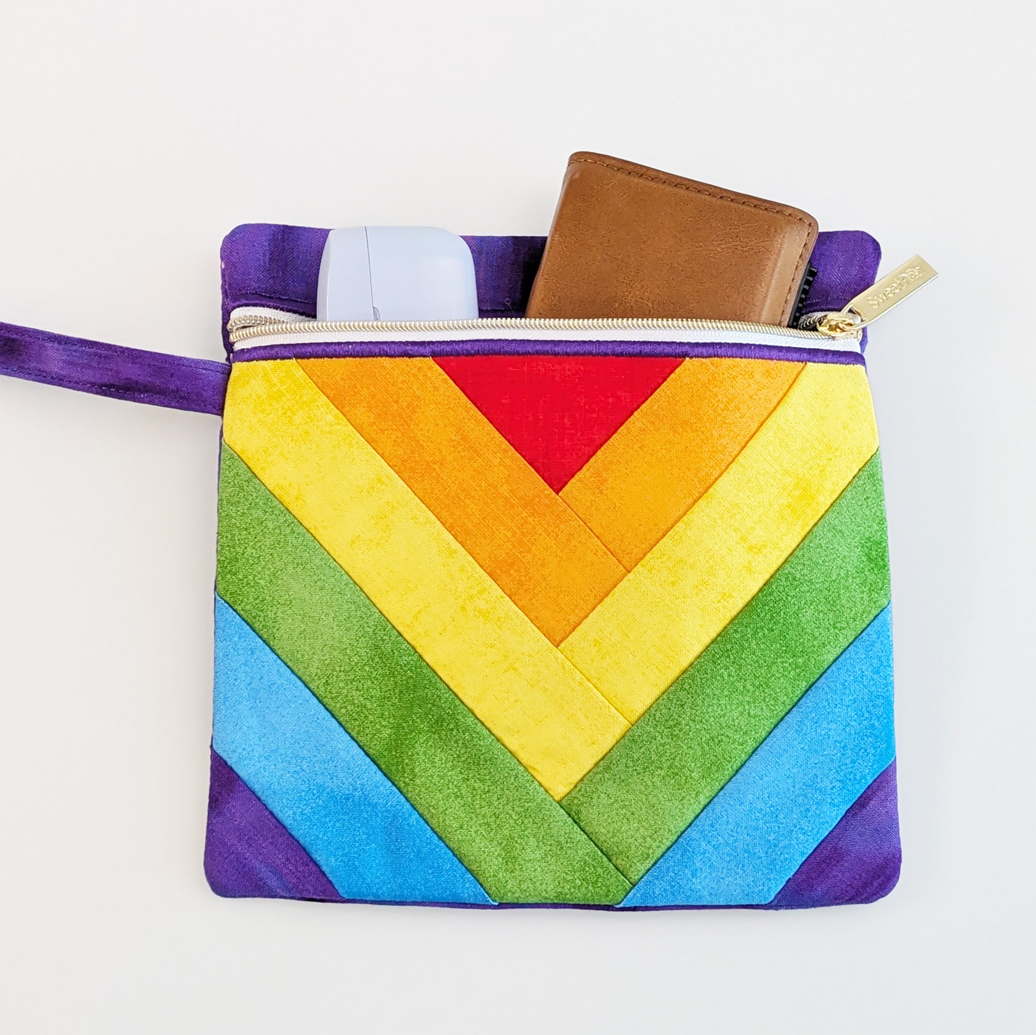 Herringbone Purse In the hoop machine embroidery designs