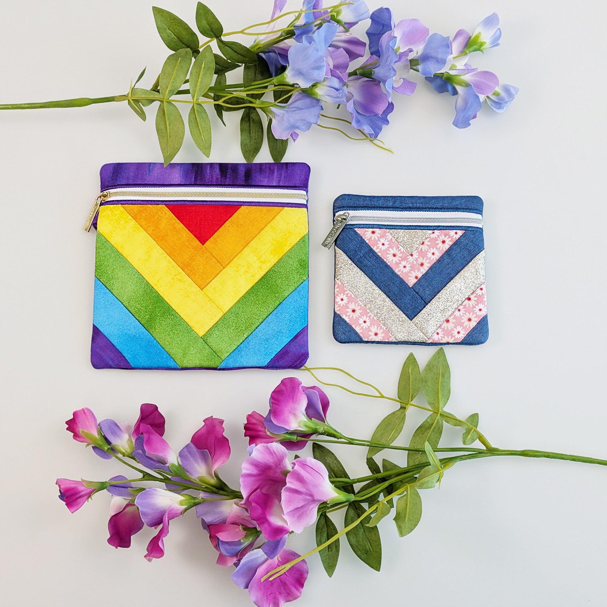 Herringbone Purse In the hoop machine embroidery designs