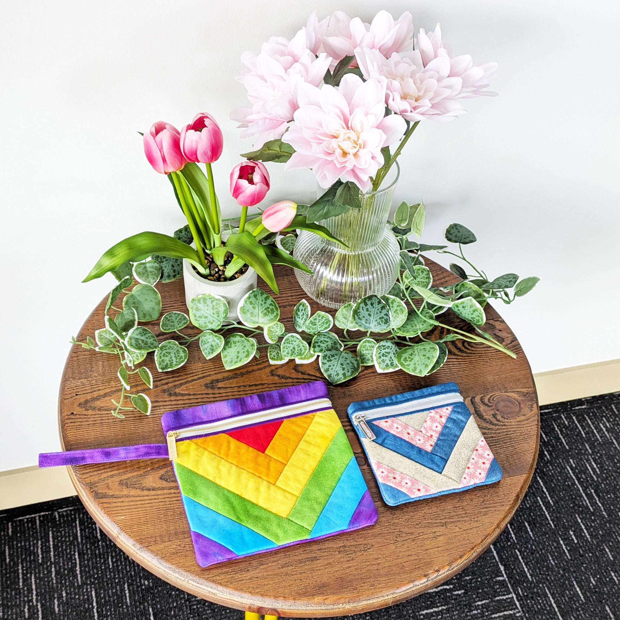 Herringbone Purse In the hoop machine embroidery designs