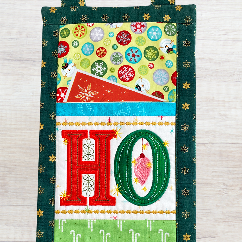 Ho Ho Ho Christmas Card Hanger