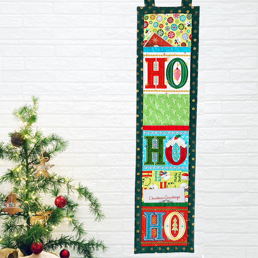 Ho Ho Ho Christmas Card Hanger