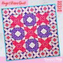 hugs and kisses quilt, in the hoop embroidery hoop, machine, valentines day