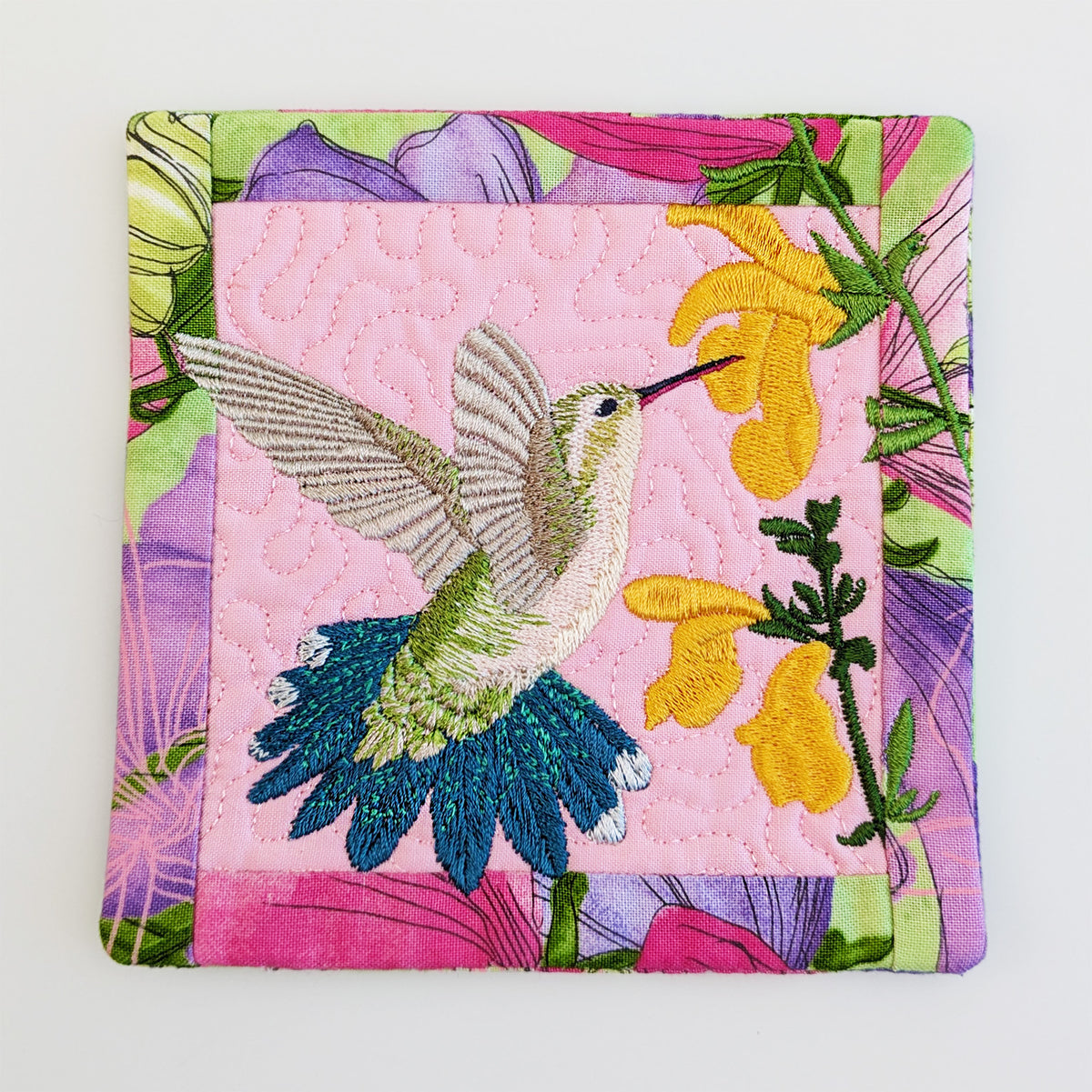 Hummingbird Blocks Hummingbird Blocks or Coasters Made ITH