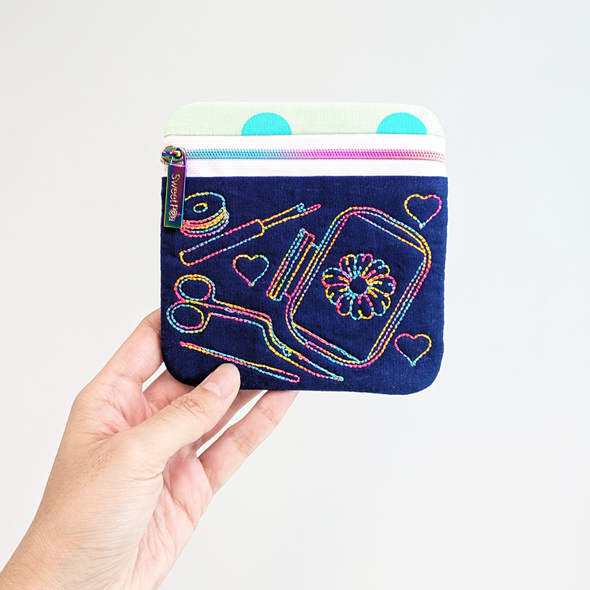 I Love Machine Embroidery Purse In the hoop machine embroidery designs