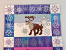 Snowflakes and Animals Quilt Block and Table Runner 6x10 8x12 - Sweet Pea In The Hoop Machine Embroidery Design