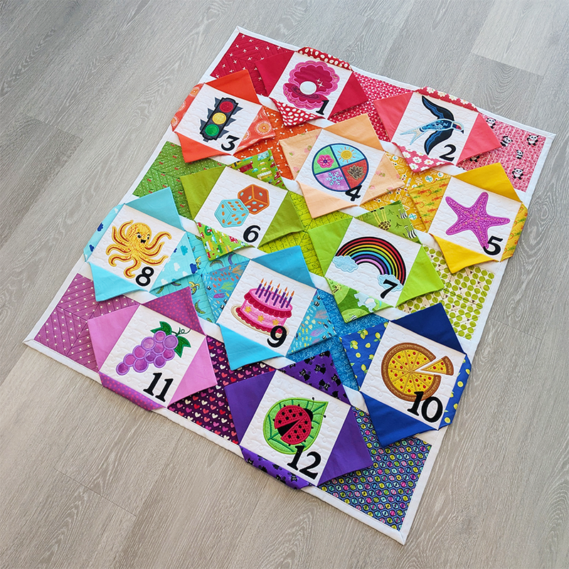 I Spy Counting Quilt