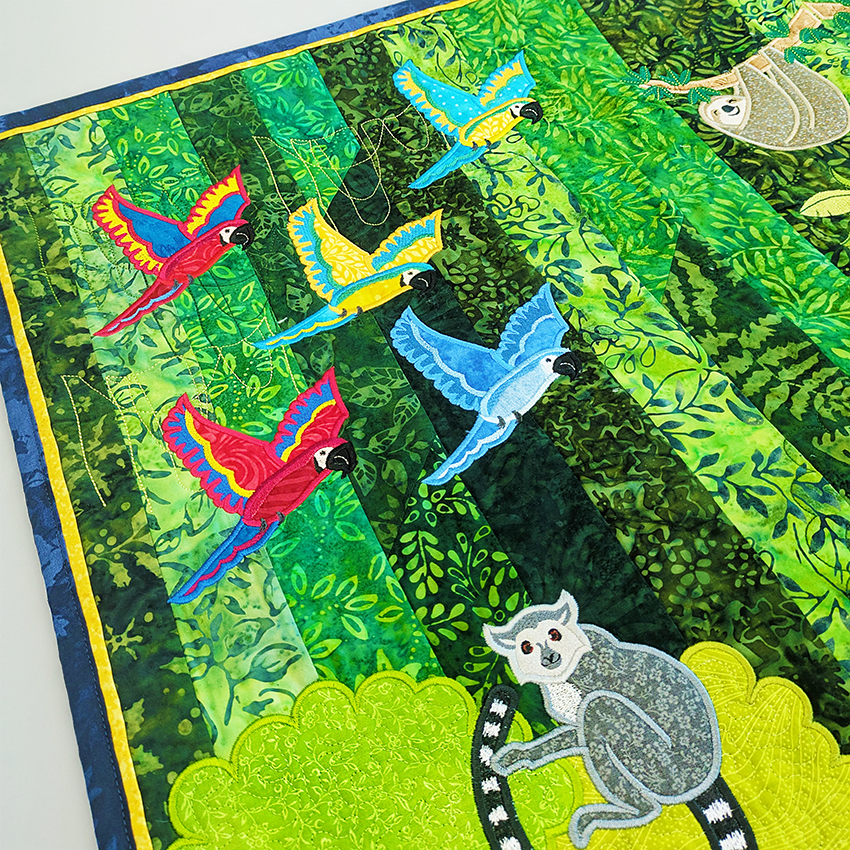 Jungle Floating Quilt