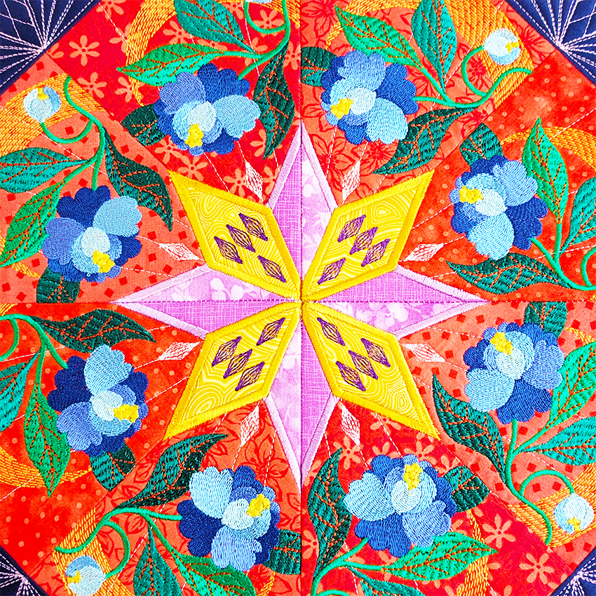 BOM Kaleidoscope Quilt - Block 11