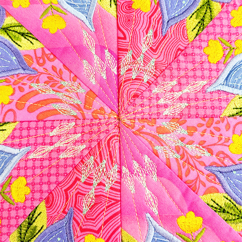 BOM Kaleidoscope Quilt - Block 2