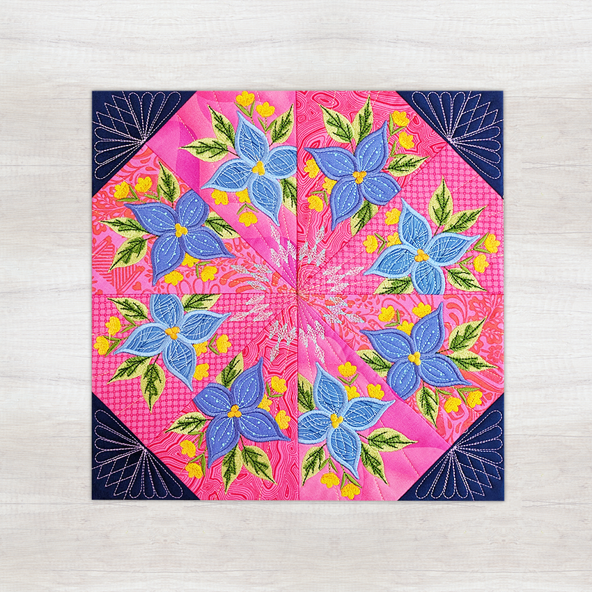 BOM Kaleidoscope Quilt - Block 2