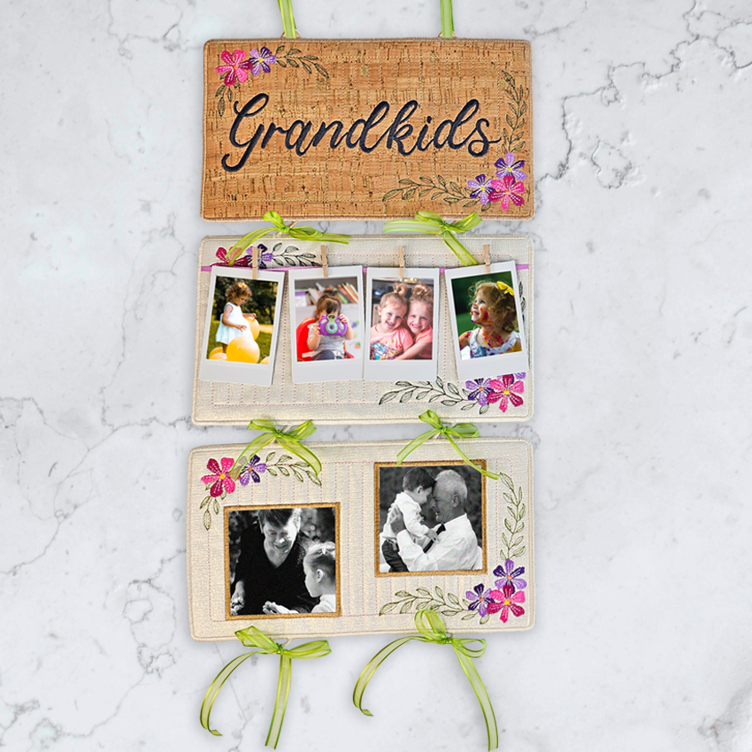 keepsake hanger ith design grandkids