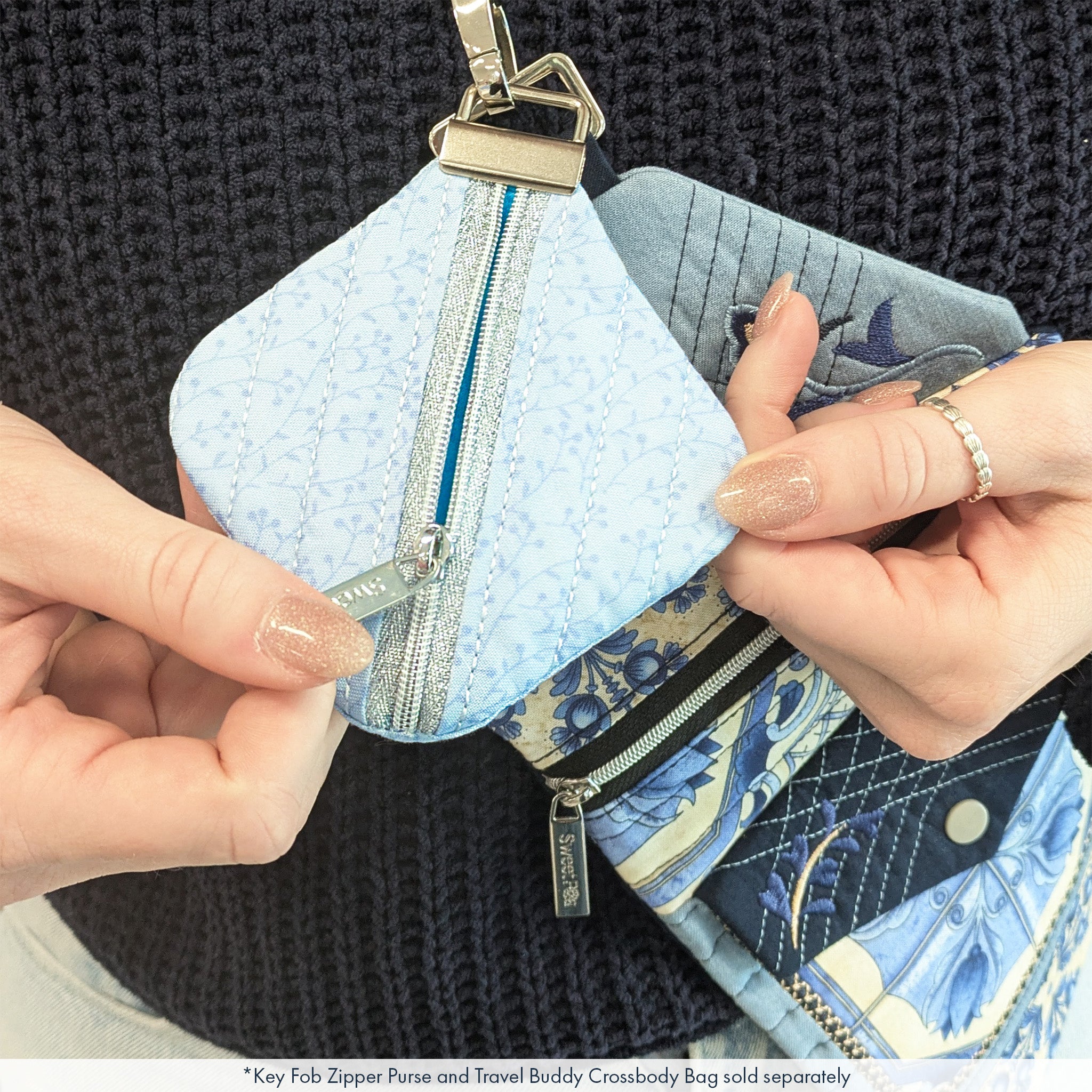 Key Fob Zipper Purse