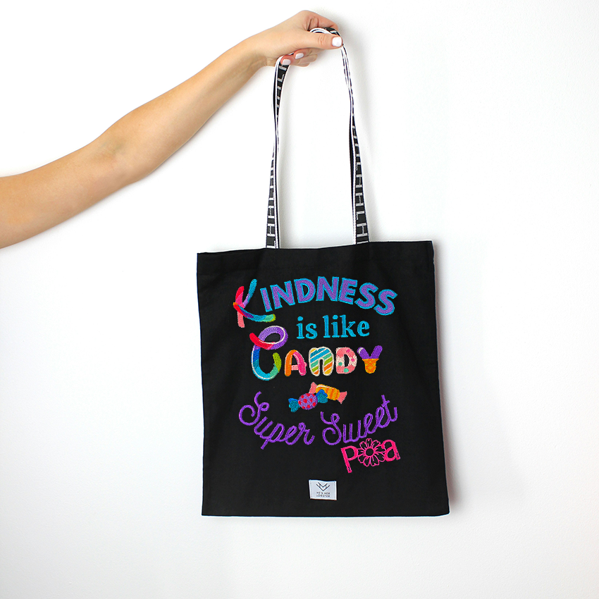 Kindness is Like Candy Embroidery