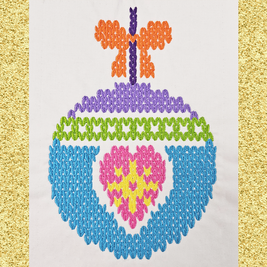 Knitted Ornament 1 Embroidery Design